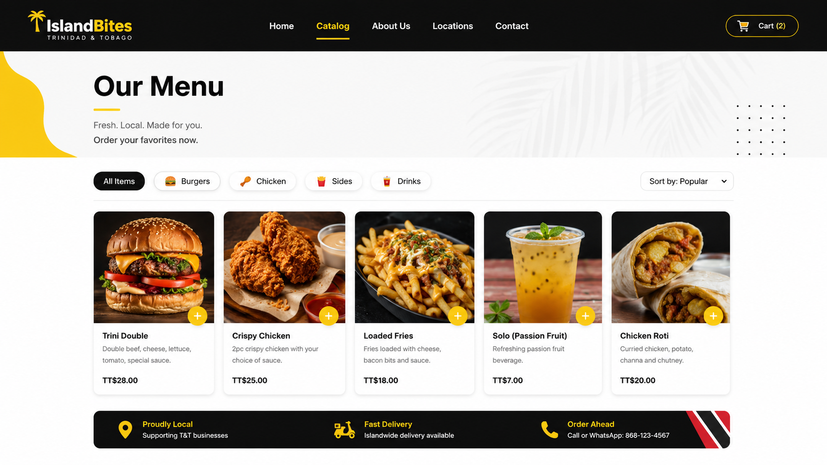 Restaurant Web Design